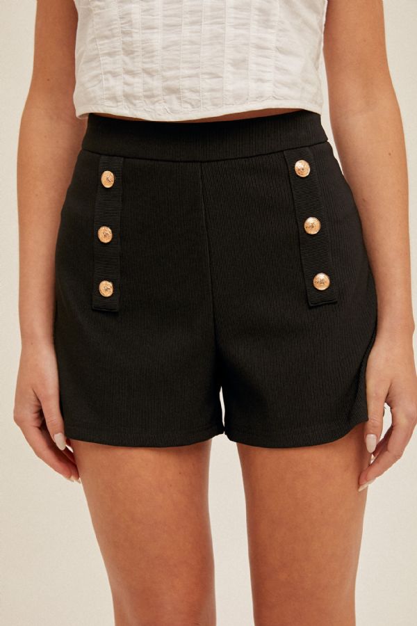 Hem & Thread Ottoman Shorts