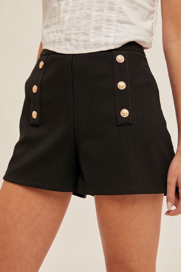 Hem & Thread Ottoman Shorts