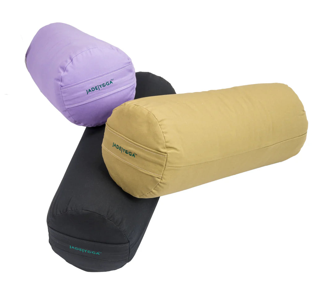 JadeYoga Yoga Bolster (Round)