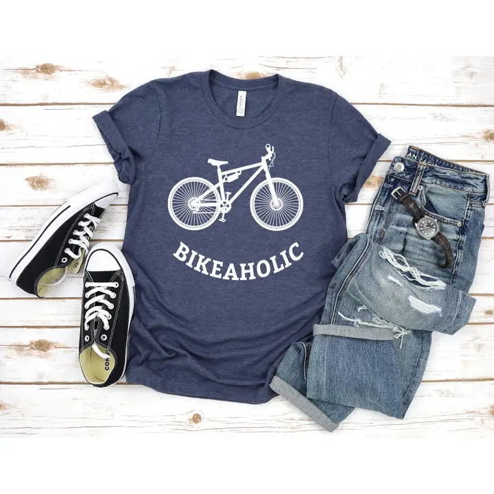 VibeClothing , Bikeaholic T Shirt