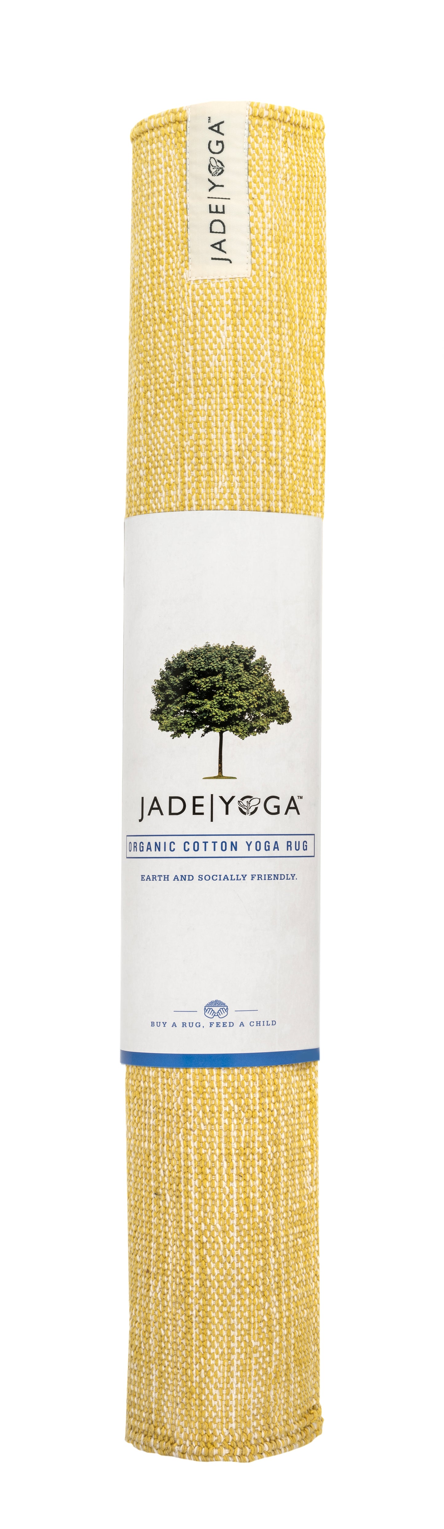 JadeYoga Organic Cotton Yoga Rug