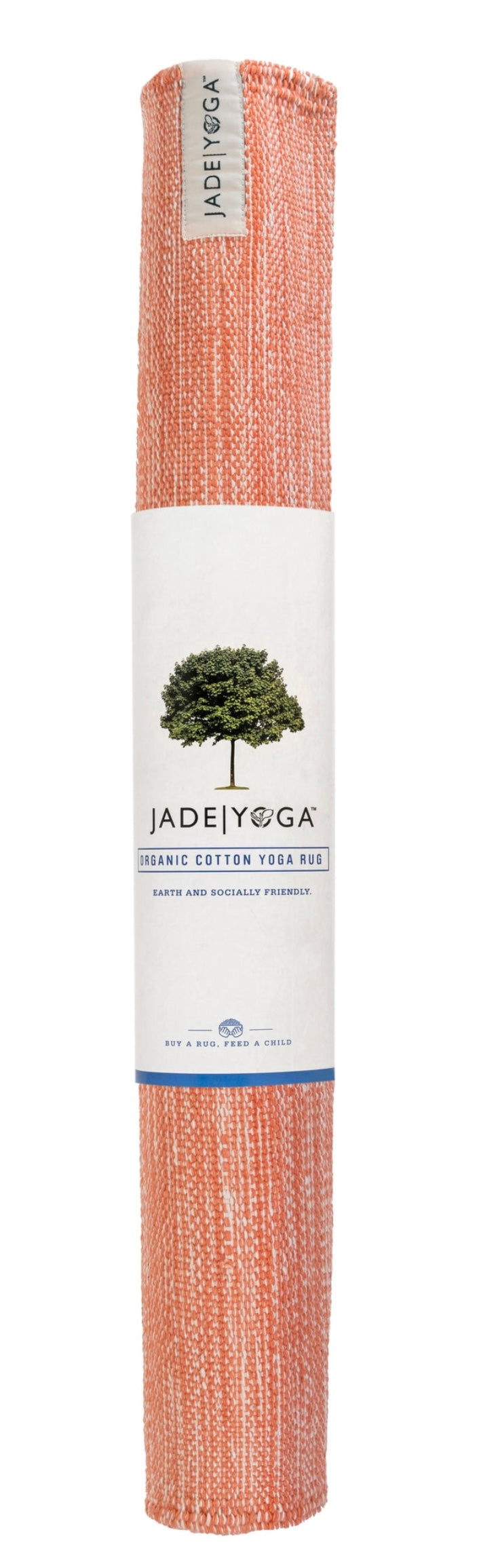 JadeYoga Organic Cotton Yoga Rug