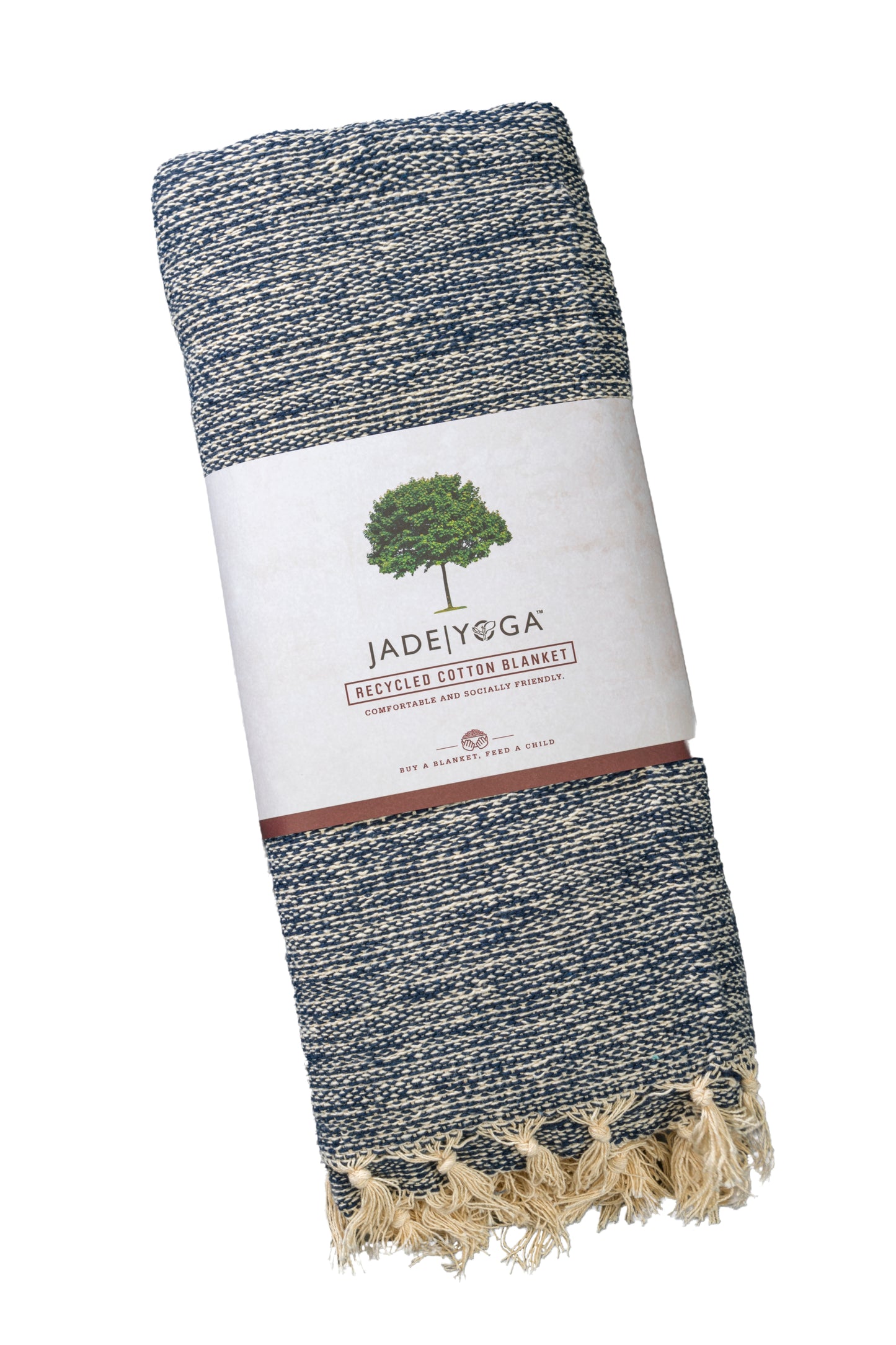 JadeYoga Recycled Cotton Blanket