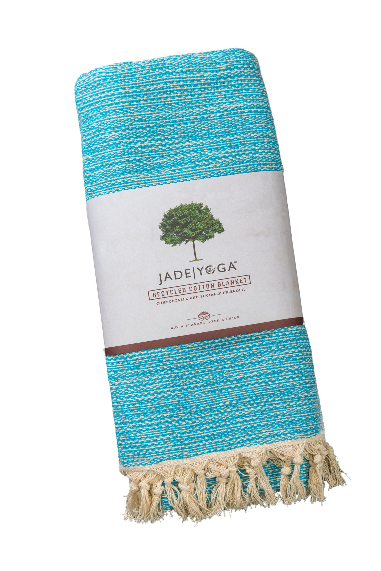 JadeYoga Recycled Cotton Blanket