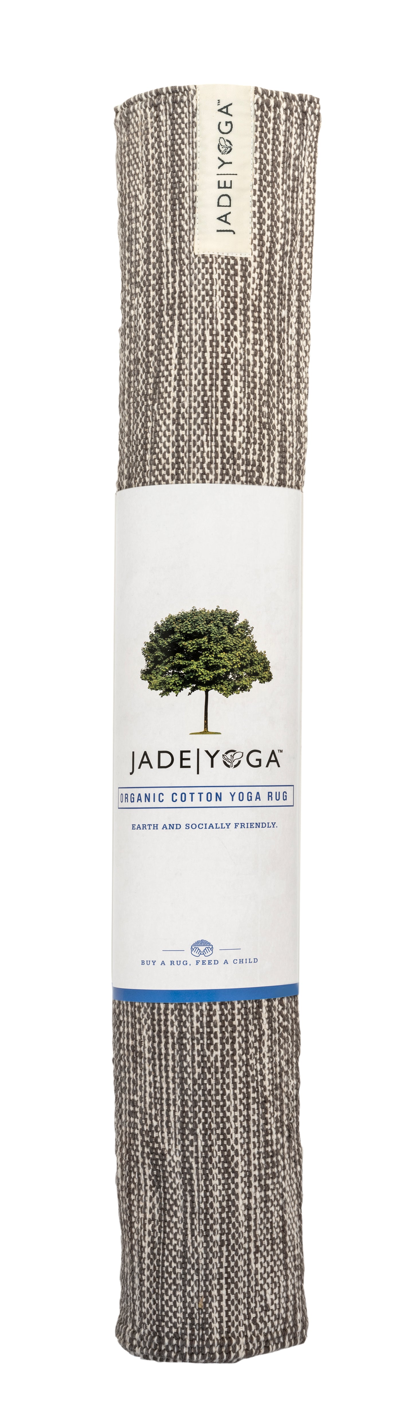 JadeYoga Organic Cotton Yoga Rug