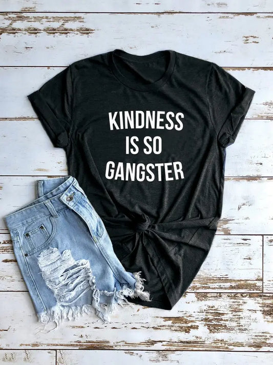 VibeClothing "Kindness Is Gangster" T Shirt