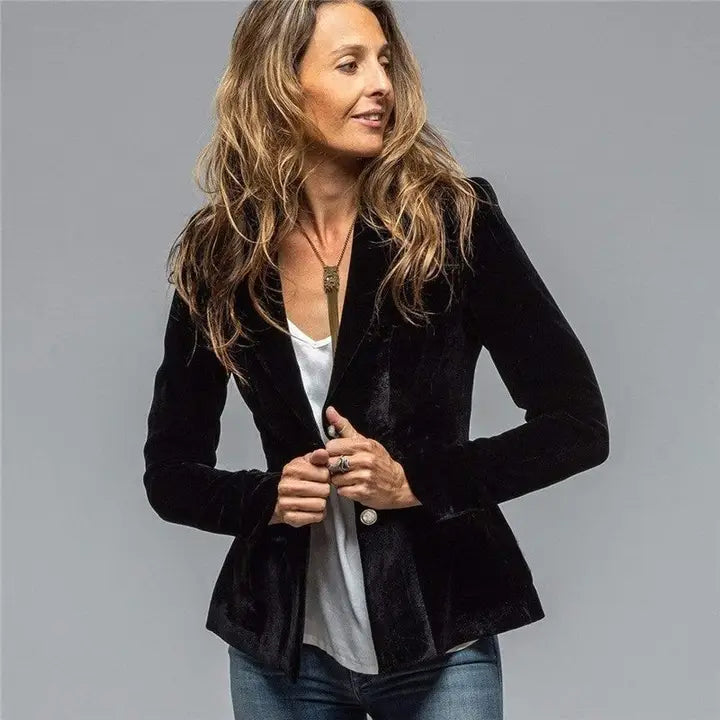 KooPros Velvet Blazer