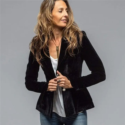 KooPros Velvet Blazer