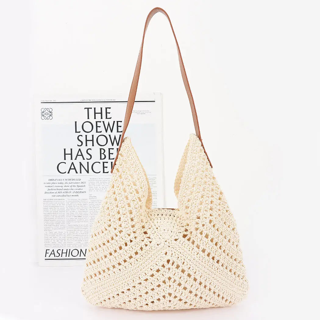 H&D Accessories Crochet Shoulder Bag