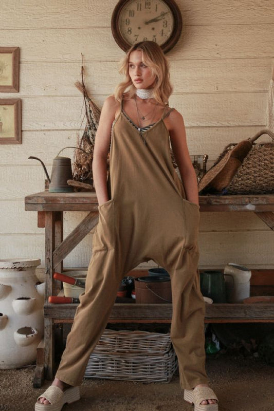 Hem & Thread Snow Washed Jumpsuit