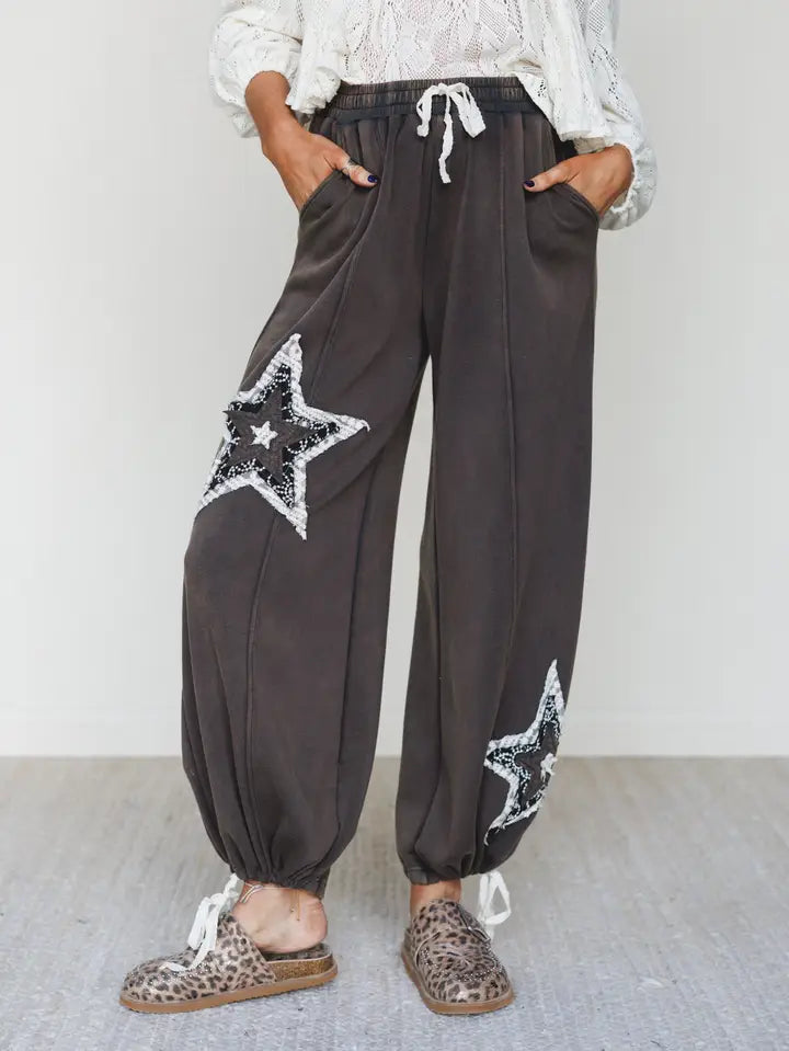 Three Bird Nest Bobbie Patchwork Wide Leg Pant