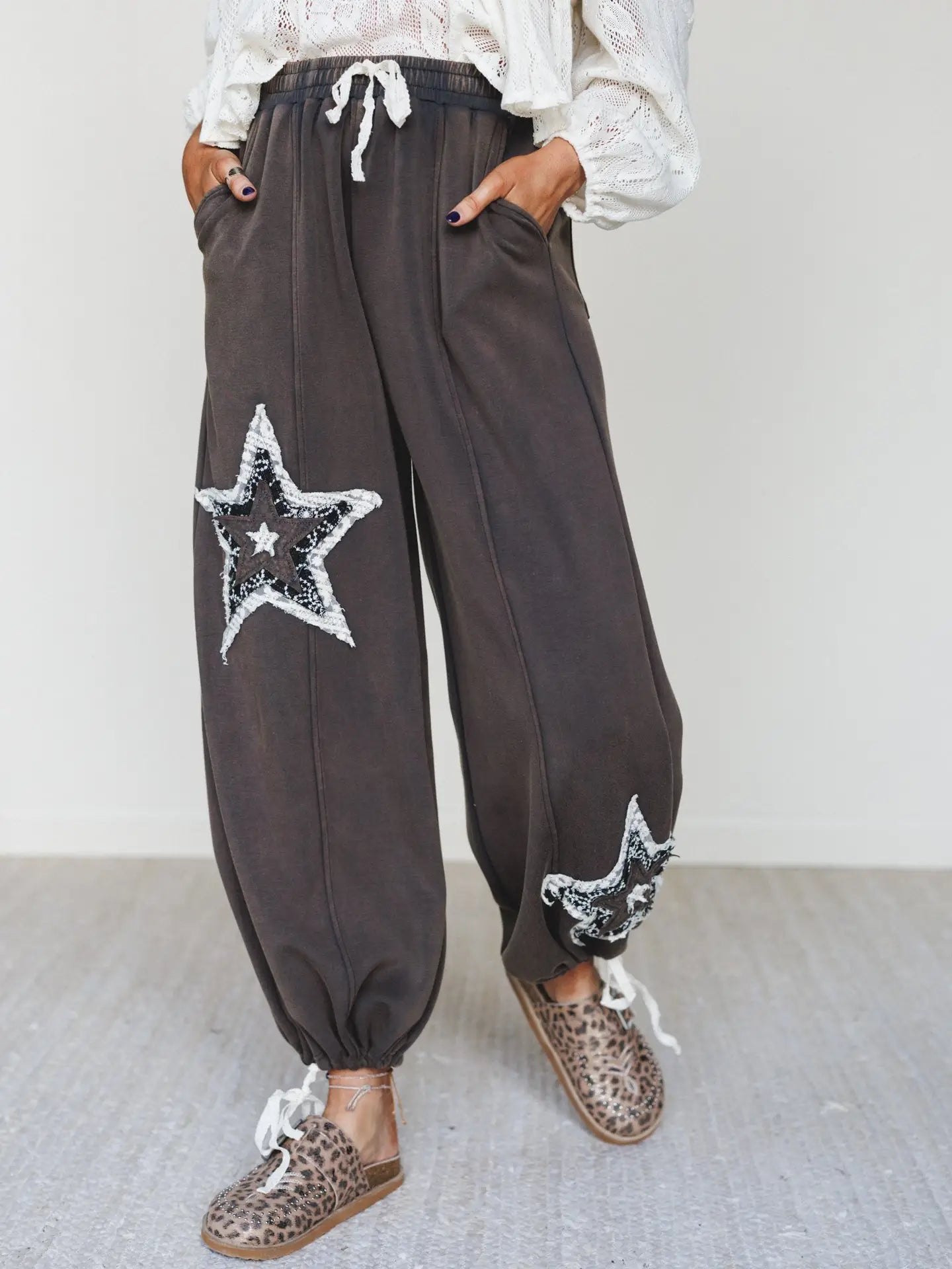 Three Bird Nest Bobbie Patchwork Wide Leg Pant
