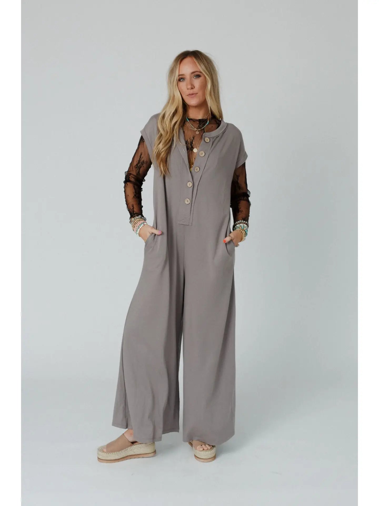 Three Bird Nest Davina Wide Leg Jumpsuit